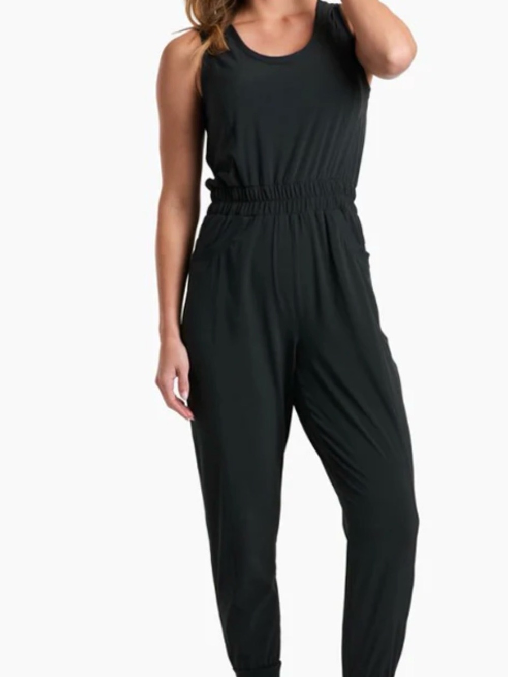 KÜHL Vantage‎ Jumpsuit Black XS Stretch Travel Jogger Pockets